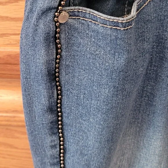 Venus 6 Extreme Flare Medium Wash Jean 9 inch rise NWT - Picture 5 of 11